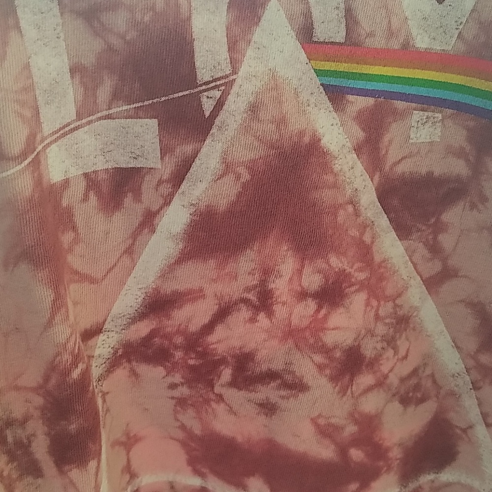 Pink Floyd tie-dyed crop top - Picture 3 of 4